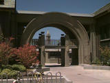 Photo of the Haas School of Business archway